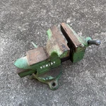 Vintage Made Usa Dunlap No. 506-51770 Swivel Base 3 1/2 Grip Anvil Bench Vise. Fixed Price $69.99.