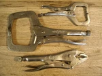 Irwin Vise-grip Locking Pliers Lot 10WR 6R 11R Clamp Tools. Fixed Price $35.00.