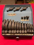 Brown & Sharpe 599-793-1 Work Driving Dog Set (w/ Sockets) 1/4-2" Vintage!!. Fixed Price $1440.00.
