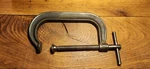 Vintage Williams No 408 Deep Throat Clamp 8" Capacity, Made Usa, Nice. Fixed Price $27.99.