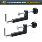 Powertec Universal Fence 2 Pack Miter Saw Router Tables C-clamps 71004. Fixed Price $16.99.