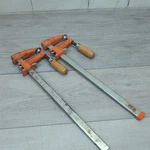 Set Of Two Jorgensen 3712 12" Adjustable Steel Bar Clamp 3701 3703 Usa Made. Fixed Price $29.95.