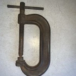 Wilton # 804 - Clamp Drop Forged Steel Usa * 4" Opening 2 5/16" Throat. Fixed Price $25.00.