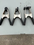 Husky 9 Heavy Duty Spring Clamp Steel Woodworking Tool Pivot Jaw Grip Set Of 3. Fixed Price $23.99.