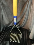 Marshalltown Mud Masher Drywall Mixer Wooden Handle 25" Model 14834. Fixed Price $24.99.