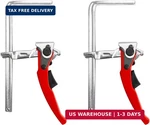 Qwork Ratcheting Table Clamp, 2 Pack Quick Release Bar With 6-5/16" Capaci. Fixed Price $53.03.