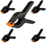 5-PACK 4" Heavy-duty Spring Clamps With Non-slip Grips For Crafting Strong Hold. Fixed Price $9.98.