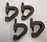 4 Pack - 315 Caddy Malleable Iron Purlin Clamp Beam Nvent Erico 3/8" Rod. Fixed Price $32.50.