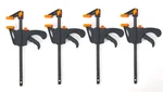 Vct 4PC Woodworking Bar Furniture Handwork Tool F-clamp 4IN Quick .... Fixed Price $18.48.