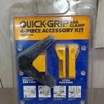 New Quick Grip 4-PIECE Accessory Kit Bar Clamp 40104. Fixed Price $19.95.