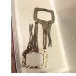 Vise-grip Locking Clamps Steel Silver 11 5 Jaw Size Set Of 2 Hand Tools. Fixed Price $34.99.
