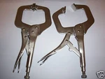 2 11" Iit Vise Grips Locking Clamp Pliers W/flex Pads. Fixed Price $33.99.