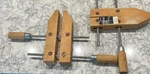 Craftsman 10" Wood Clamps Sears Part #66643 Adjustable Vintage Pair Lot 2. Fixed Price $34.89.
