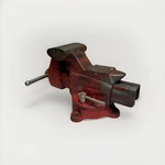 Vintage Craftsman Bench Vise No. 391-5188 With Swivel Base And 4" Jaws (25 Lbs.). Fixed Price $69.98.