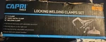 Capri Tools Locking Welding Clamp, 3-PIECE Set, Silver New Box. Fixed Price $25.00.