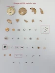 Omega Cal 550 Watch Movement Parts Dial Balance Spring Plate Fork Wheel Rotor 6. Fixed Price $20.00.