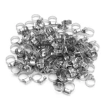 (50 Pcs)stainless Steel Throat Clamp American Style DIAMETER:8-29MM. Fixed Price $19.85.