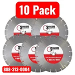 14" Gp Segmented Diamond Saw Blades (10PK) For Concrete Masonry + Free Shipping. Fixed Price $319.18.