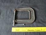 Vintage Craftsman Pearlitic 66682 Deep Throat C-clamp 5/8" Opening 4 1/2"DEPTH. Fixed Price $7.00.
