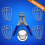 Collins Spring Loaded Pliers And 13 Miter Clamps - Proudly Made The Usa. Fixed Price $77.79.