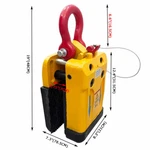 1.1"-2.7" 2200LBS Stone Slab Lifting Plate Clamp Steel Marble Granite Lifter. Fixed Price $564.00.