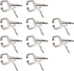 Hfs(r) 1-INCH Swivel Pad Locking C-clamp Pliers (10 Pcs). Fixed Price $71.99.