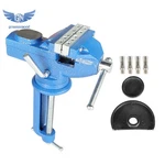 Home Bench Vise With Post Universal Inch Clamps 360 Swivel Base. Fixed Price $20.36.