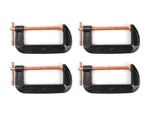 Vct 4 Pack 6" Inch C-clamp W/iron Body & Copper Plated Steel Screw. Fixed Price $53.99.