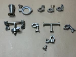 15X Pc Lot Big Topline T316L Stainless Steel Pipe Fittings Clamps Mixed. Fixed Price $149.99.