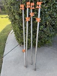 Pony Adjustable 3/4" Clamps 5003 W 48" Threaded Pipes Set. Fixed Price $119.00.