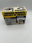 Crawford Sawhorse Brackets No Rust Finish Heavy Duty One Pair Nib. Fixed Price $15.99.