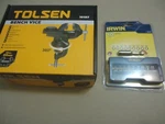 Tolsen 50MM Swivel Bench Vice Plus Irwin Insert Bit Set. Fixed Price $27.24.