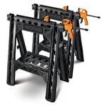 Worx 27-IN Abs Plastic Clamping Saw Horses (1000-LB Weight Capacity). Fixed Price $94.99.
