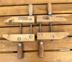 Lot 2 Kc Professional 6" Wood Adjustable Clamp 'rock Hard Maple' NO.94640 Usa. Fixed Price $22.95.