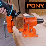 Pony Heavy Duty Bench Vises 360 Swivel Base With Anvil Utility Combination. Fixed Price $125.99.