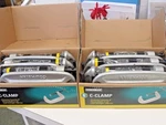 Columbian 41408 6" Clamp 3-1/4" Throat Depth Full Closing Ductile Iron 12PCS. Fixed Price $75.00.