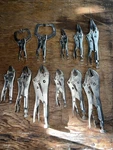 Mac Tools 11 Pc Vise Grip Locking Pliers Set MLP10SJ Cj Cc Ln Series Nice. Fixed Price $249.99.