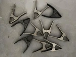 Ten Spring Clamps 3203 Pony, Brink & Cotton #3. Fixed Price $19.99.