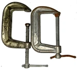 Pony Heavy Duty C-clamp No. 1430 3" Max Opening Lot Of 2**. Fixed Price $15.00.