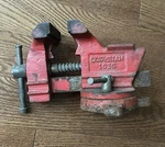 Vintage Columbian 1035 Bench Vise. Fixed Price $29.00.
