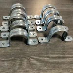Halex 2 Emt Two-hole Conduit Straps Galvanized Steel Lot Of 18. Fixed Price $26.95.
