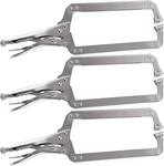 3 Pcs 18 Inch Clamp Welding Pliers With Swivel Pads, Heavy Duty Locking. Fixed Price $48.09.