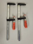 2X Bessey LM2.012 14" Long Bar Clamps 2" Throat. Fixed Price $23.99.