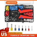 Self Adjusting Ratcheting Ferrule Plier Crimper HSC8 6-4A 0.25-10MM Awg 23-7. Fixed Price $19.90.