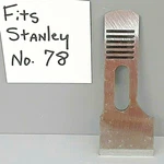 No Rabbet Plane Iron Blade For Stanley 12-078 12-978 Kunz Brand New. Fixed Price $39.95.