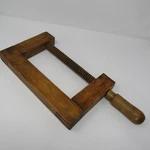Vintage Large Wooden Bar Clamp Woodworking Hand Screw Press Vise Tool Antique. Fixed Price $79.99.