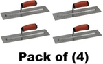 Marshalltown 13249 16" X 4" Concrete Cement Finishing Trowel Durasoft Handle 4PK. Fixed Price $236.93.