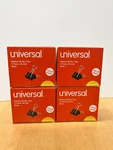Universal Medium Binder Clips UNV10210VP Lot Of Packs 36CT Each = 144 Total. Fixed Price $6.99.