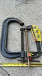 Wilton 408 8" Opening Capacity 4-1/2" & Olympia Tool 6" Quick Release Clamp. Fixed Price $55.00.