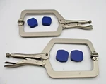 2PC Vise-grip By Irwin The Original 9" Locking Clamp Set W/protective Pads. Fixed Price $35.00.